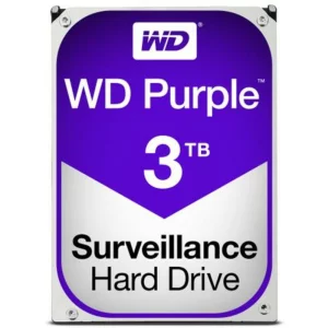 HDD WD 3 TB, Purple, 5.400 rpm, buffer 64 MB, pt. supraveghere, &quot;WD30PURZ&quot;