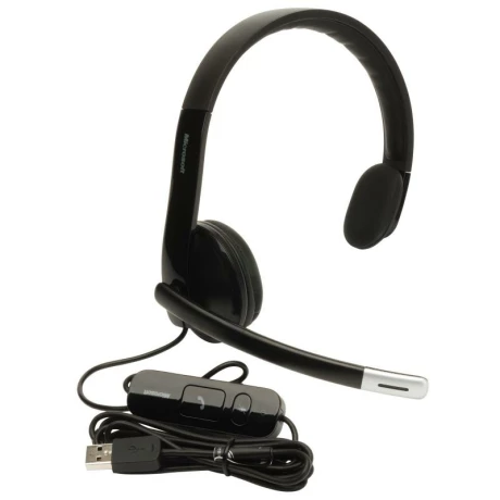 CASTI Microsoft, &quot;LifeChat LX-3000&quot;, cu fir, monocasca, utilizare multimedia, call center, microfon pe brat, conectare prin USB 2.0, negru, &quot;7YF-00001&quot;, (include TV 0.75 lei)