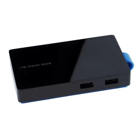 DOCKING Station HP HP, conectare PC USB 3.0, USB 3.0 x 1, porturi video VGA x 1 | HDMI x 1, RJ-45, negru, &quot;T0K30AA&quot;