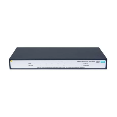 SWITCH HP, HPE 1420, porturi Gigabit x 8, unmanaged, rackabil, carcasa metalica, &quot;JH330A&quot;