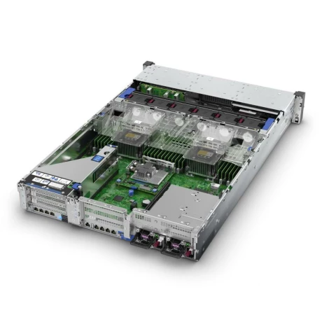SERVER HP DL380 GEN10 4208, 1 CPU Intel Xeon Silver 4208, 2.1 GHz (turbo 3.2 GHz), 8 nuclee, RDIMM 16 GB DDR4, carcasa tip Rackabila 2U, &quot;P02463-B21&quot;