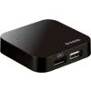 HUB extern D-LINK, conectare prin USB 2.0, alimentare retea 220 V, negru, DUB-H4