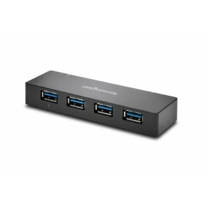 HUB extern KENSINGTON, conectare prin USB 3.0, alimentare retea 220 V, cablu 0.3 m, negru, K39122EU