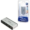 HUB extern LOGILINK, conectare prin USB 2.0, alimentare retea 220 V, argintiu cu negru, UA0003