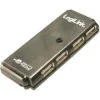HUB extern LOGILINK, porturi USB: USB 2.0 x 4, conectare prin USB 2.0, negru, UH0001A