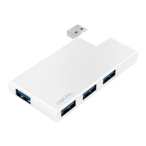 Hub Extern Logilink, Conectare Prin Usb 3.0, Alb, Ua0303