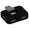 Hub Extern Spacer, Porturi Usb: Usb 2.0 X 4, Conectare Prin Usb 2.0, Negru, Sph-316