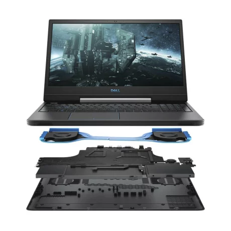 NOTEBOOK DELL - gaming 15.6 inch, i7 9750H, 16 GB DDR4, HDD 1 TB, SSD 256 GB, nVidia GeForce RTX 2060, Linux, &quot;DI5590I7162561144U&quot;