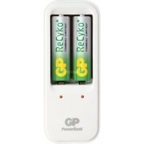 INCARCATOR GP BATTERIES AA/AAA (R6/R3) NiMH, 2 sloturi, fara acumulatori, &quot;GPPB410GS-BL1&quot;