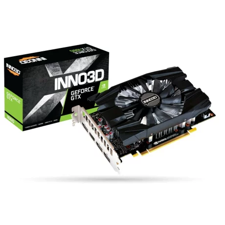 PLACA VIDEO INNO3D NVIDIA GeForce GTX 1660 Compact, 6 GB GDDR5 192 biti, PCI Express 3.0 x 16, HDMI | Display Port x 3, sistem racire aer activ, &quot;N16601-06D5-1521VA29&quot;