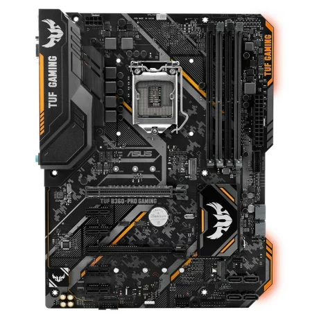 PLACA de BAZA ASUS TUF B360-PRO GAMING, skt LGA 1151, Intel B360, ATX, slot RAM 4 x DDR4, max 64 GB, 6x S-ATA 3, 2x M.2, 4x PCI-E, PCI-E3.0x16 x 1, PCI-E3.0x4 x 1, LAN 1000 Mbps, HDMI, VGA, 7.1, &quot;TUF B360-PRO GAMING&quot;