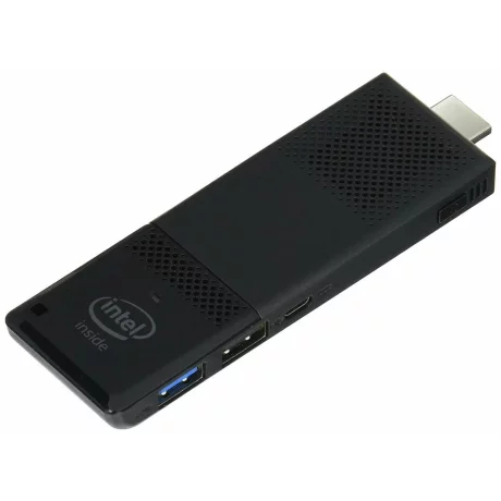 NUC Intel COMPUTE STICK, Compute Stick, Atom QC-Z3735F, 2 GB RAM, HDD SSD 32 GB, video integrata, Windows 10 Home, &quot;BOXSTK1AW32SC&quot;