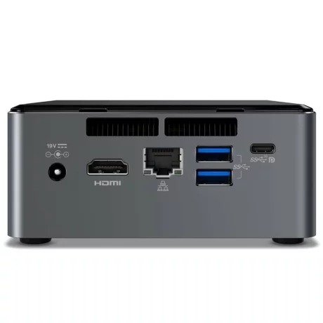 NUC Intel Baby Canyon, Ultra Compact Form Factor, i3 7100U, 16 GB RAM, HDD 1 TB, SSD video integrata, Windows 10 Home, &quot;NUC7I3BNHXFL&quot;