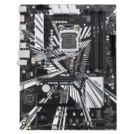 PLACA de BAZA ASUS PRIME Z390-P, skt LGA 1151, Intel Z390, ATX, slot RAM 4 x DDR4, max 64 GB, 4x S-ATA 3, 2x M.2, 4x PCI-E, PCI-E3.0x16 x 1, PCI-E3.0x4 x 1, LAN 1000 Mbps, Display Port, HDMI, 7.1, &quot;PRIME Z390-P&quot;