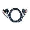 CABLU KVM ATEN cablu 3 in 1, conector tip USB (T) | 3.5 mm Jack (T) x 2 | DVI-D (T), &quot;2L-7D02U&quot;