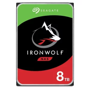 HDD SEAGATE 8 TB, IronWolf, 7.200 rpm, buffer 256 MB, pt. NAS, &quot;ST8000VN004&quot;