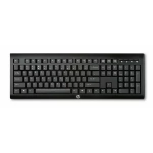 TASTATURI HP - gaming, &quot;K2500&quot;, wireless, 104 taste format standard (104-108 taste), Wireless (2.4 GHz), negru, &quot;E5E78AA&quot;  (include TV 0.75 lei)