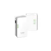 KIT ADAPTOR POWERLINE D-LINK AV500 wireless N mini, pana la 500Mbps, 1 port Gigabit, 2 buc. &quot;DHP-W311AV&quot; (include timbru verde 1.5 lei)