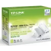 KIT ADAPTOR POWERLINE TP-LINK tehnologie AV,  AV500, pana la 100Mbps, 2 porturi 10/100Mbps, wireless 300Mbps, compus din TL-WPA4220 &amp;amp;amp; TL-PA4010 &quot;TL-WPA4220KIT&quot; (include timbru verde 1.5 lei)