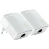 KIT ADAPTOR POWERLINE TP-LINK tehnologie AV,  AV600, pana la 600Mbps, 1 port 10/100Mbps, 2 buc. &quot;TL-PA4010KIT&quot; (include timbru verde 1.5 lei)