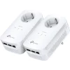 KIT ADAPTOR POWERLINE TP-LINK tehnologie AV2, AV1300, pana la 1300Mbps, 3 porturi Gigabit, priza AC, 2 buc. &quot;TL-PA8030PKIT&quot; (include timbru verde 1.5 lei)