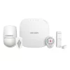 KIT alarma HIKVISION, pt supraveghere casa, cu fir | wireless, senzor PIR, 1 x centrala alarma | 1 x detector PIR | 1 x contact magnetic | 1 x telecomanda | 5 x carduri proximitate, &quot;DS-PWA32-NKST&quot;