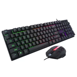 Kit tastatura si mouse gaming SPACER negru SP-GK-01