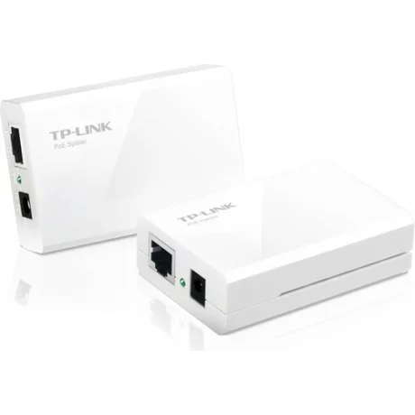 KIT PoE TP-LINK Injector + Splitter, 1 port 10/100Mbps, reglare texiune externa la 12/9/5VDC &quot;TL-PoE200&quot; (include timbru verde 1.5 lei)