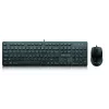 Kit TASTATURA si Mouse DELUX, &quot;KA150U&quot;, cu fir, 105 taste format standard, mouse 1000dpi, 3/1 butoane, negru, &quot;KA150U+M321BU&quot; (include TV 0.75 lei)