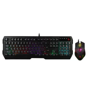 Kit tastatura si mouse Bloody gaming negru Q1300