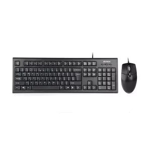 Kit TASTATURA si Mouse A4TECH, &quot;KRS-85+OP-720&quot;, cu fir, 104 taste format standard, mouse 1000dpi, 3/1 butoane, negru, &quot;KRS-8572-USB&quot; (include TV 0.75 lei)