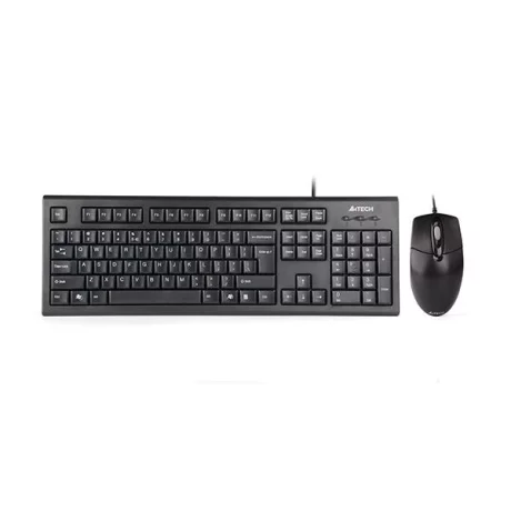 Kit TASTATURA si Mouse A4TECH, &quot;KRS-85+OP-720&quot;, cu fir, 104 taste format standard, mouse 1000dpi, 3/1 butoane, negru, &quot;KRS-8572-USB&quot; (include TV 0.75 lei)