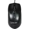 KIT wired SPACER USB, tastatura multimedia &quot;SPKB-169&quot; + mouse optic &quot;SPMO-M11&quot;, black, &quot;SPDS-1691&quot;  /45505412 (include TV 0.75 lei)