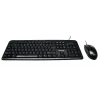 KIT wired SPACER USB, tastatura multimedia &quot;SPKB-169&quot; + mouse optic &quot;SPMO-M11&quot;, black, &quot;SPDS-1691&quot;  /45505412 (include TV 0.75 lei)