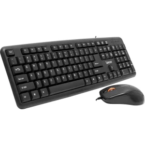 KIT wired SPACER USB, tastatura &quot;SPKB-S62&quot; + mouse optic &quot;SPMO-F01&quot;, black, &quot;SPDS-S6201&quot; 45505412   (include TV 0.75 lei)