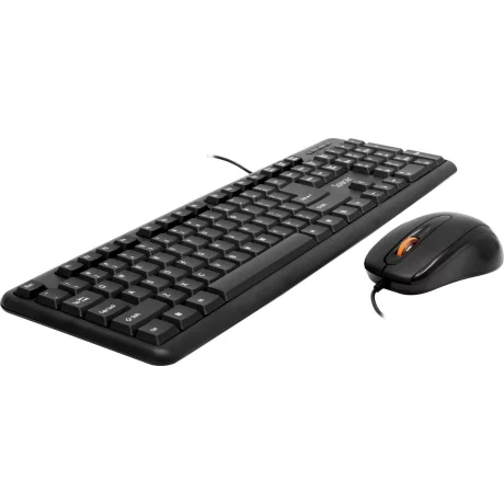 KIT wired SPACER USB, tastatura &quot;SPKB-S62&quot; + mouse optic &quot;SPMO-F01&quot;, black, &quot;SPDS-S6201&quot; 45505412   (include TV 0.75 lei)