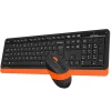 Kit tastatura si mouse A4TECH Fstyler FG1010 Orange