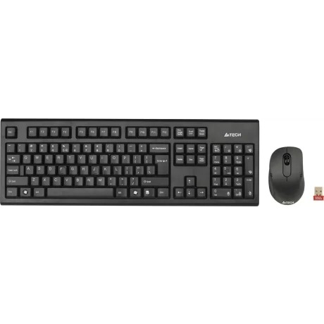 Kit TASTATURA si Mouse A4tech, GK-85+G3-630N, wireless negru, 7100N