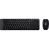 KIT wireless LOGITECH, tastatura wireless K220 + mouse wireless 3 butoane M150, black, 920-003168