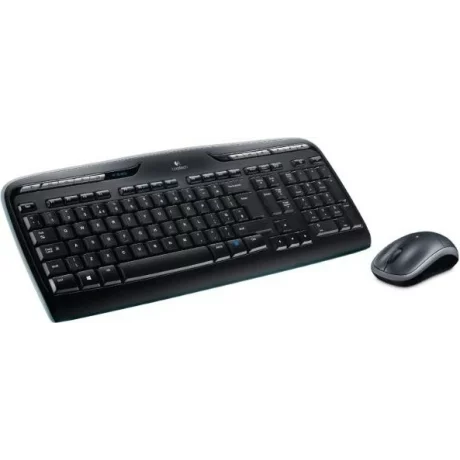 KIT wireless LOGITECH, tastatura wireless multimedia &quot;MK330&quot; + mouse wireless 1000dpi, 3 butoane &quot;M215&quot;, black, &quot;MK330&quot; &quot;920-003999&quot;  (include TV 0.75 lei)