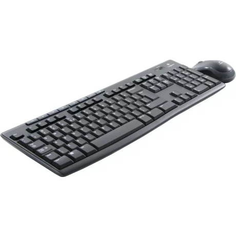 KIT wireless LOGITECH, tastaturasi mouse wireless black, MK270 920-004508