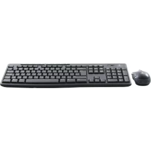 KIT wireless LOGITECH, tastaturasi mouse wireless black, MK270 920-004508
