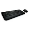 Kit TASTATURA si Mouse Microsoft, &quot;Desktop 2000&quot;, wireless, 113 taste format standard, mouse , 3/1 butoane, negru, &quot;M7J-00015&quot; (include TV 0.75 lei)