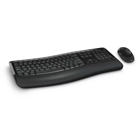 KIt TASTATURA si Mouse Microsoft, &quot;Comfort Desktop 5050&quot;, wireless, 125 taste format standard, mouse , 3/1 butoane, negru, &quot;PP4-00019&quot; (include TV 0.75 lei)