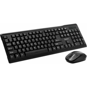 KIT wireless SPACER, tastatura wireless + mouse wireless, black, SPDS-1100