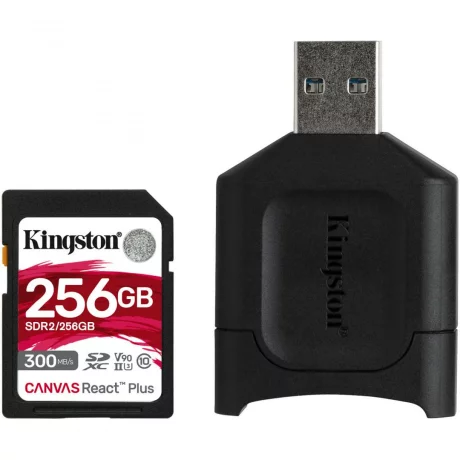 CARD READER  KINGSTON, 256 GB, SDXC, clasa 10, standard UHS-II U3, &quot;MLPR2/256GB&quot;