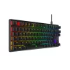 TASTATURA KINGSTON - gaming, &quot;HYPERX ALLOY&quot;, cu fir, 88 taste, format TKL , mecanica, switch HyperX Red/Aqua, USB, negru, &quot;HX-KB7RDX-US&quot; (include TV 0.75 lei)