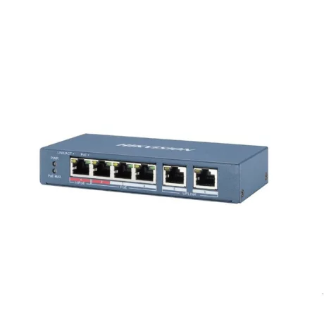 SWITCH PoE HIKVISION,  port 10/100 x 4, unmanaged, nerackabil, carcasa metalica, &quot;DS-3E0106HP-E&quot;