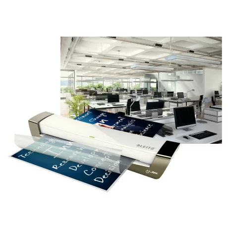 Laminator Leitz iLAM A3 Office, argintiu, &quot;72530084&quot;