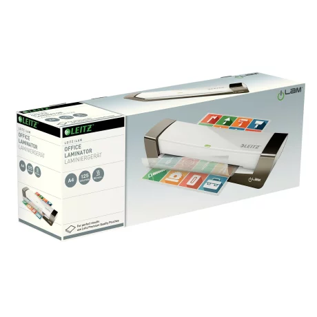 Laminator Leitz iLAM A3 Office, argintiu, &quot;72530084&quot;